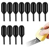 12 Pcs Ink Refills for Identity Theft Protection Roller Stamps, Black Replacement Rolling Ink Refills for Confidential Privacy Security Ink Stamps Roller, to Cover Personal Mail Address Information