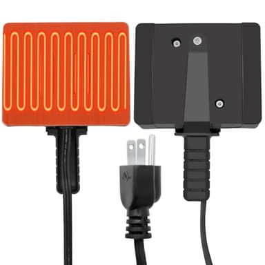 300W 1190 1190X Magnetic Engine Heater for Trucks Farm Machinery Diesel Vehicles,120V Surface-Thermostat Control for Oil Pan and Engine Block Heating