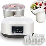 Yogurt Maker Machine Set, 36-Hours Yogurt Maker With Temperature Control, Ultimate Yogurt Makers Machines Precise Temperature Control, Easy Yogurt-Making Home Kitchen with 5 Glass Bottles
