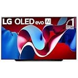 LG 83-Inch Class OLED evo C4 Series Smart TV 4K Processor Flat Screen with Magic Remote AI-Powered with Alexa Built-in (OLED83C4PUA, 2024)