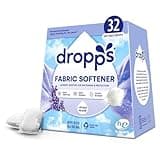Dropps Laundry Fabric Softener Pods, Lavender Meadow (32 Pods) - Laundry Additive for Softening & Protection - HE Compatible Mineral Based Ingredients Laundry Supplies