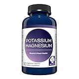 MD. Life Magnesium Potassium Supplement - 90 Capsules - High Absorption Magnesium Complex to Support Vascular Health & Leg Cramp 90cts
