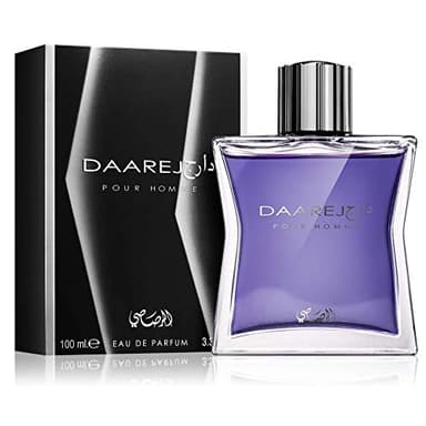 RASASI Dareej For Men Eau De Parfum Spray - 100ML (3.4 Oz) Long Lasting Arabian Perfume - Bold & Premium Fragrance for Special Occasions & Daily Wear, An Essential Perfume Men that Lasts All Day