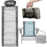 Ecto TOPR Cooling Cushion, Cools Down 45 Degrees up to 10 Hours, Battery Powered for Chair, Bleacher, Car Seat, Camping, Golf Cart, Standard Size (Excludes Battery)