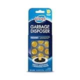 Glisten Garbage Disposer Freshener, Sink Disposal Odor Eliminator, Quick and Easy-to-Use, Lemon Scent, 10 Capsules