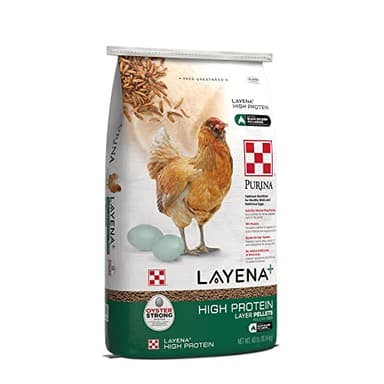 Purina Layena + High Protein Layer Chicken Feed (40 Pound)