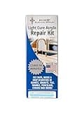 Clear - Upgraded Quartz Countertop Repair Kit - Granite Repair Kit - Chip Repair Kit for Quartz, Granite, Marble, Corian, Porcelain, Acrylic, Edge Chips and More - HIMG Surface Repair