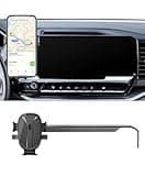 KEPHTH Car Phone Holder for Chevy Silverado/GMC Sierra 1500/2500/3500 Accessories 2022 2023 2024 2025 Dash Mount Cell Phone Holder for Metal Ball Adapter Stand(with 13.4inch Screen)