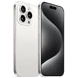 RokCokDok A15promax Unlocked 5G Phone 2024 Android 13 Cell Phones with 6.8" FHD Screen Smartphones Dual SIM|Face ID|48MP+108MP|Snapdragon 8cen2|8GB+256GB|6800 mAh(White)