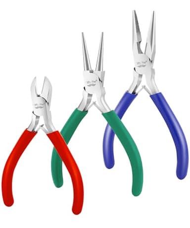 Mr. Pen- Jewelry Pliers, 3 Pack, Jewelry Making kit, Mini Pliers for Jewelry Making, Wire Cutters for Jewelry Making