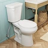 HOROW 19 Inch Tall Toilets, Extra High Toilets with Comfortable Chair Height Seat, 1.28 GPF Single Flush Two-Piece Toilet, 12" Rough In Round Bowl for Seniors, Pregnant, Disabled & Tall Person, White