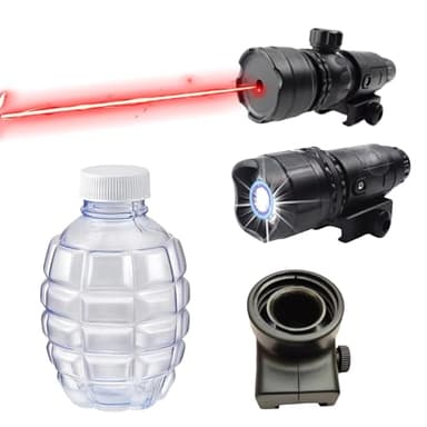 Martians Gel Blaster Accessories,Attachment,with Holder Bottle Funnel Splatter Ball Gun Parts, Suitable for Ages 14+