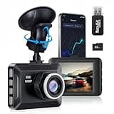 Dash Cam, 1080P Full HD Dash Camera for Car, 170° Wide Angle Dash Cam Front, Super Night Vision, WDR, HDR, Loop Recording, G Sensor, Free 32GB SD Card and Card Reader