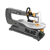 Hoteche 16-inch Power Scroll Saws for Woodworking, 1.2-Amp, Variable Speed, with Large Tilting Working Table and Integrated Dust Port