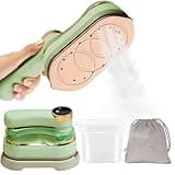 Dailatu 1200W Handheld Steamer iron for Clothes Travel, 180 ° Rotating Portable Mini Travel Iron with Steamer, 2 in 1 Dry and Wet Plancha a Vapor Para Ropa Portatil