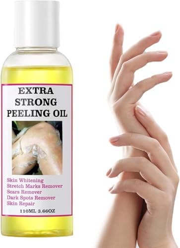 Yellow Peeling Oil For Dark Skin - Natural Formula Exfoliating Peels Solution, Exfoliating Peeling Solution For Body, Hand, Feet And Face All Skin Type