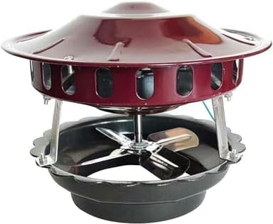 BTURYT Chimney Fan Smoke Evacuator, Fireplace Exhaust Fan Flue Fan Chimney Draft Inducer, 80W