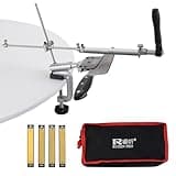 RUIXIN PRO RX-008 Professional Knife Sharpener, Knife Sharpening Kit with 4 Whetstones, 360° Rotation Flip Design, Fixed Angle Stainless Steel Kitchen Chef Knife Sharpening Tool Kit