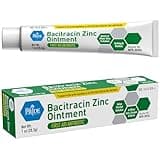 MED PRIDE Bacitracin Zinc Ointment| Essential Antibiotic First-Aid Supplies for Home| Relief for Chaffing, Diaper Rash, Dermatitis, Eczema, Itchy/Dry Skin| 1 Oz Tube