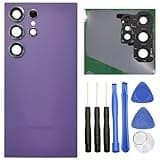 Ubrokeifixit Galaxy S24 Ultra S928U S928U1 S928W 6.8" Rear Glass Back Door Cover Replacement for Samsung Galaxy S24 Ultra SM-S928 6.8" 2024,with Pre-Cut Tape (S24 Ultra-Violet)