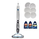 BISSELL® SpinWave Hard Floor Expert Corded Spin Mop Cleaner with Washable mop Pads for Sealed Hard Floors, 20393