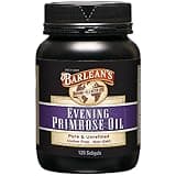Barlean's Evening Primrose Oil Capsules, GLA Supplement for Men and Women, Healthy Skin, Immune Support and Bone Strength 1300mg Softgels, 120 Count