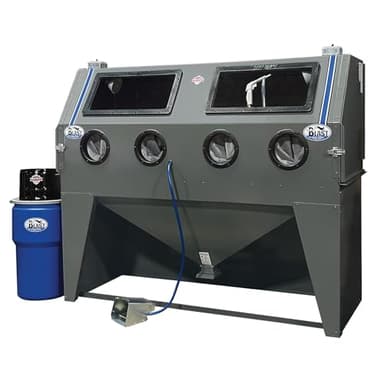 Skat Blast TP Tools USA 2872FP Abrasive Sandblast Sandblasting Cabinet with HEPA Vacuum, 72" W x 28" D x 28" H Work Area, Made in USA