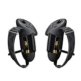 AMVR Upgraded Controller Grips Cover Compatible with Meta/Oculus Quest 3S/Quest 3 Accessories, with Battery Opening Cover and Knuckle Straps Protector