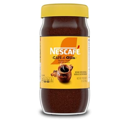 NESCAFÉ Café de Olla, Cinnamon Flavored Instant Coffee, 1 Jar (6.7 Oz)