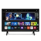 VIZIO 24-inch 1080p Smart TV with Apple AirPlay and Chromecast Built-in, Screen Mirroring for Second Screens, & 150+ Free Streaming Channels, D24f-J09, 2021 Model (Renewed)