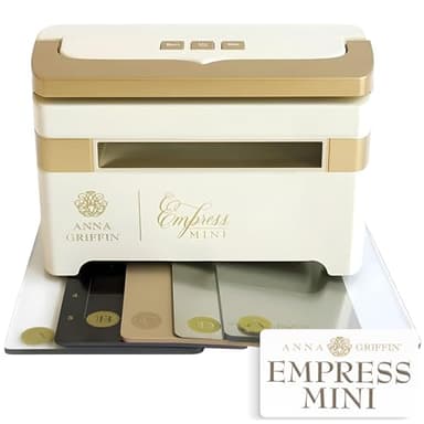 Anna Griffin Empress Machine - MINI Electric Die Cutting and Embossing Machine for Card Making, Scrapbooking Die-Cut Machines, Mini Die Cutting Machines with Complete Plate System - 7.5 x 4 x 4.5
