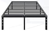 Hafenpo 18 Inch Full Bed Frame - Sturdy Metal Platform Full Size, No Box Spring Needed, Heavy Duty, Easy Assembly, Strong Bearing Capacity, Under Bed Storage, Black