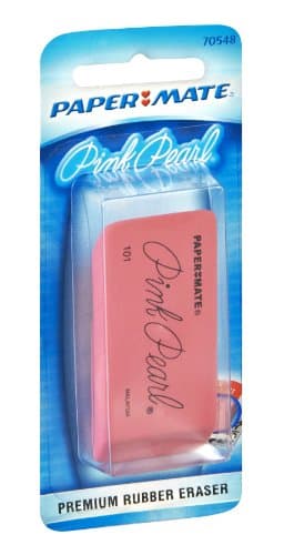 Paper Mate 70548 Large Pink Pearl Premium Eraser