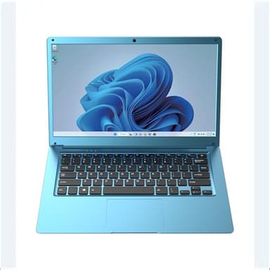 Azpen X1450E 14 Inch Laptop with HD Display 4GB RAM & 128GB Storage Win 11 OS with Office 365 and Carrying Case Included (Blue)
