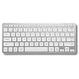 Macally Bluetooth Keyboard for Mac - Premium Multi Device Keyboard - Compatible Apple Wireless Keyboard for MacBook Pro/Air, iMac, iMac Pro, Mac Mini, Mac Pro, iPad, Laptop, and PC