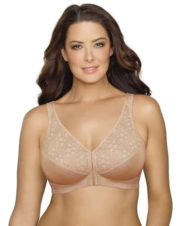 Exquisite Form FULLY Full-Coverage Posture Bra, Wire-Free, Front Closure, Lace #5100565