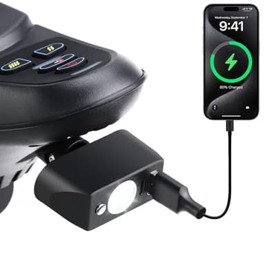 Electric Wheelchair Led Light Power Wheelchair Accessories,3 Pin XLR Head High Brightness Adjustable Angle, Night Lighting Controller for Most Models of Motorized Wheelchair