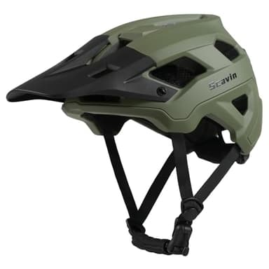 Scavin Mountain Bike Helmet for Adult, NTA 8776 E-Bike & Road Bicycle Helmet Certified Adjustable MTB Cycling for Men Women Youth Visor &Magnetic Buckle