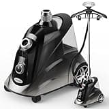Steamer for Clothes, Jenaely 1500W Standing Garment Steamers, 35s Fast Heat-up, 80 Mins of Continuous Powerful Steam with 2.8L Water Tank, Pants Clip & Children's Clothing Hanger