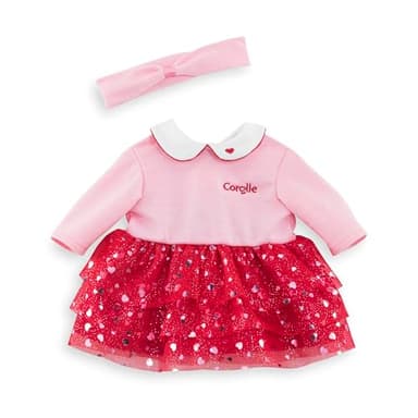 Corolle - Dress and Headband Petals of Hearts, Clothes, for Doll 36 cm, from 2 Years, 9000141590