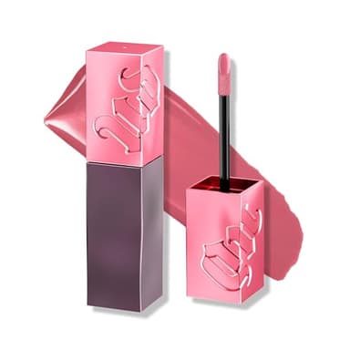 Urban Decay Vice Lip Bond Glossy Longwear Liquid Lipstick (Cuffed Up - Light Bubblegum Pink), Transfer-proof, Smudge-proof, Up to 16HR Wear, Vegan, Cruelty-free - 0.14 fl oz
