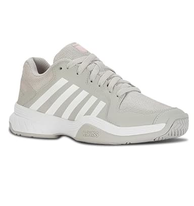 K-Swiss Women's Court Express Pickleball Shoe, Vapor Blue/White/Coral Blush, 11 M