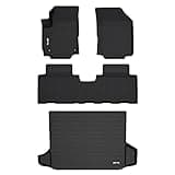 AIPOIL® Floor Mats & Cargo Liner Set for 2018-2024 Chevy Equinox & GMC Terrain All Weather Protection TPE Anti-Slip Automotive Full Set Custom Chevrolet Equinox Car Mats Accessories - Black