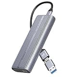 ORICO 40Gbps M.2 NVMe SSD Enclosure with Cooling Fan, Tool Free Aluminum M.2 Adapter Compatible with Thunderbolt 4/3 USB3.2/3.1/3.0/2.0, Max 8TB Capacity
