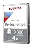Toshiba X300 4TB Performance & Gaming 3.5-Inch Internal Hard Drive – CMR SATA 6 GB/s 7200 RPM 512 MB Cache - HDWR740XZSTA