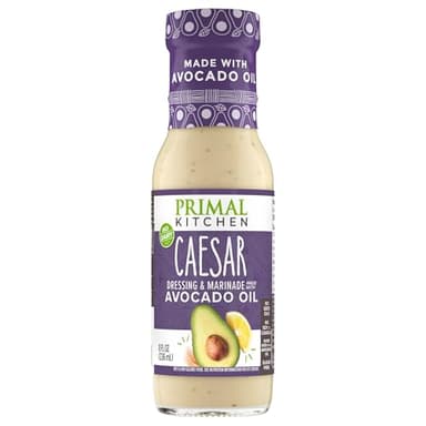 Primal Kitchen Caesar Salad Dressing & Marinade made with Avocado Oil, Whole30 Approved, Paleo Friendly, and Keto Certified, 8 Fluid Ounces