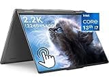 Lenovo Yoga 7i 2-in-1 Laptop 14" 2.2K Touchscreen, 16GB RAM, 1TB SSD, 13th Gen Intel Core i7-1355U, WiFi 6E, Thunderbolt 4, Backlit KB, Fingerprint, Windows 11, 12 H Use, Storm Grey