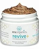 Era Organics Microdermabrasion Facial Scrub & Face Exfoliator - Spa Quality Exfoliating Mask with Manuka Honey Plus Walnut for Blackheads, Buildup, Wrinkles 2oz