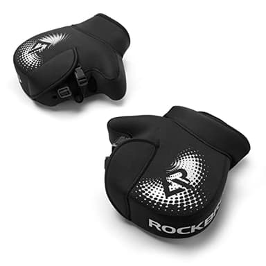 ROCKBROS Motorcycle Handlebar Muffs Cold Weather Windproof Handlebar Mitts Motorcycle Handle Warmers Motorcycling Handbar Mittens
