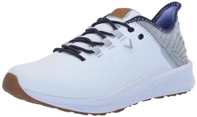 Callaway Women's La Jolla SL Golf Shoe, 9.5 D, White/Navy